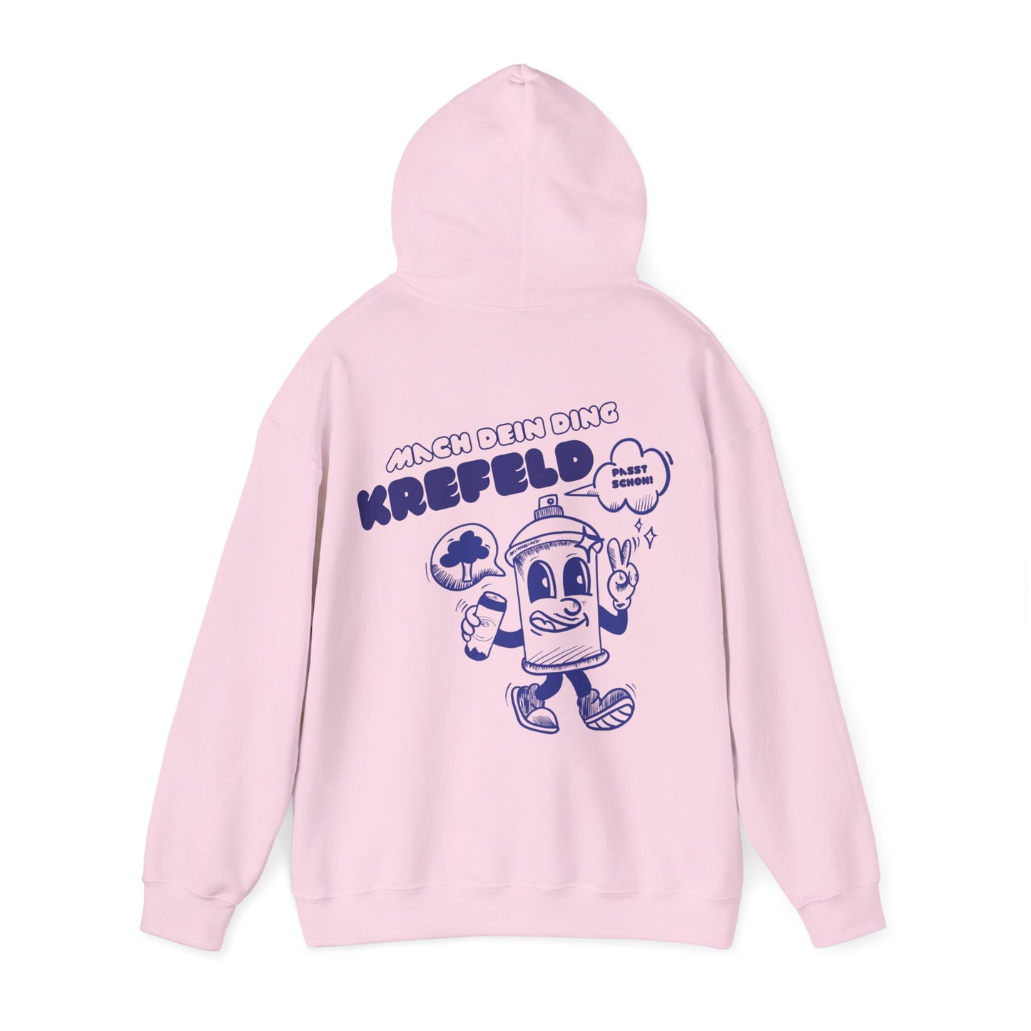 Krefeld Hoodie „Mach dein Ding“ – Spraydose Streetwear | Krefeld.Original