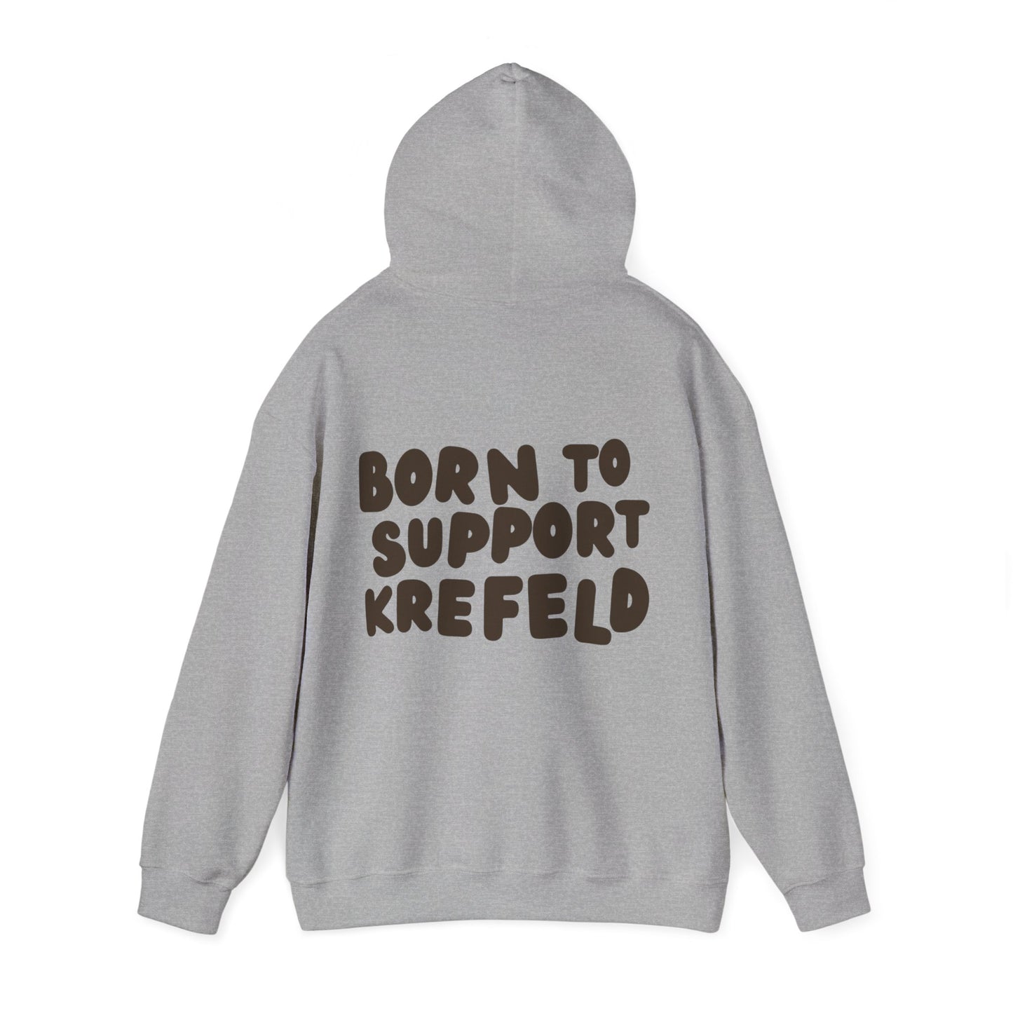 Krefeld Hoodie „Born to Support Krefeld“ – Local Statement Hoodie | Krefeld.Original