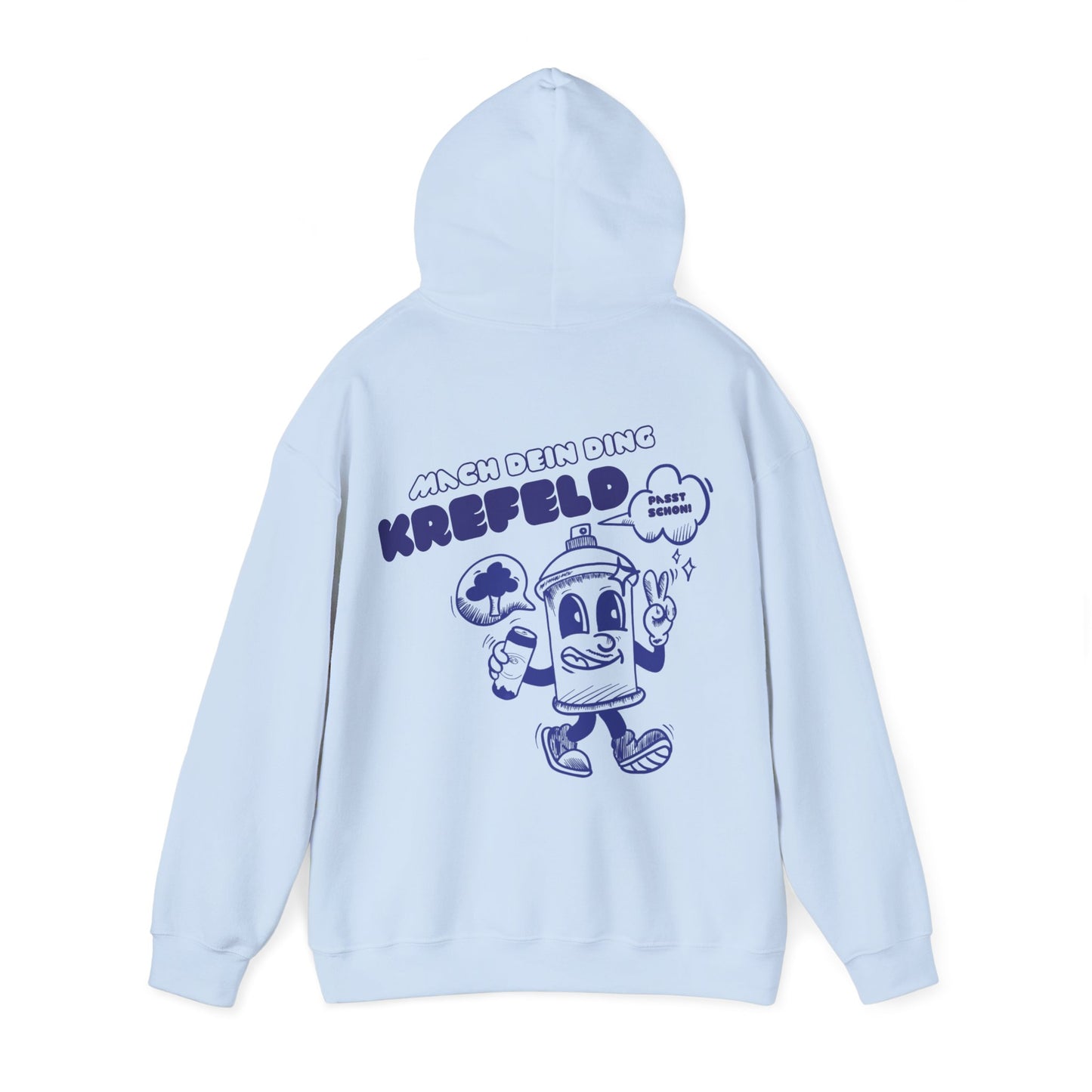 Krefeld Hoodie „Mach dein Ding“ – Spraydose Streetwear | Krefeld.Original