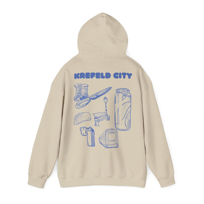 Krefeld City Icons Hoodie – Streetwear Backprint | Krefeld Original Merch