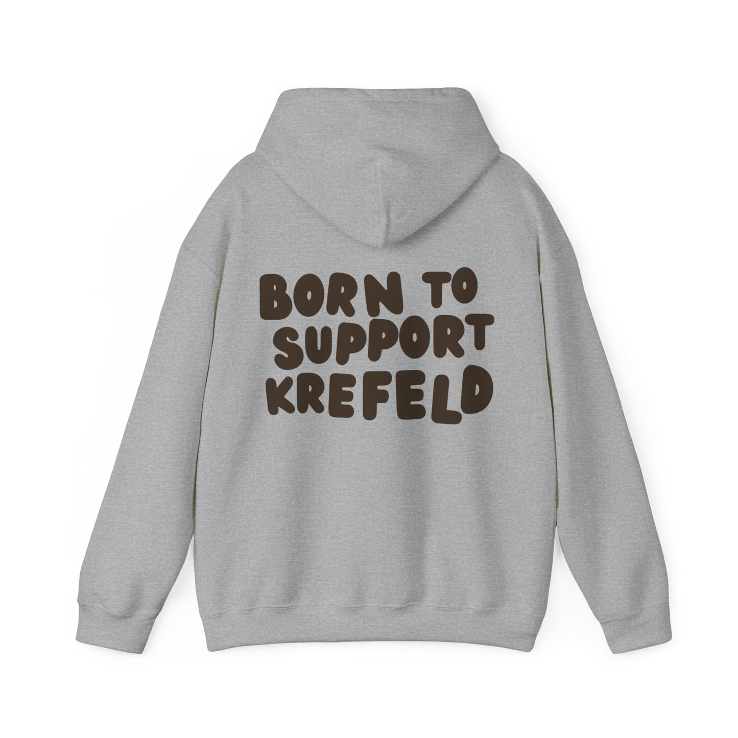 Krefeld Hoodie „Born to Support Krefeld“ – Local Statement Hoodie | Krefeld.Original