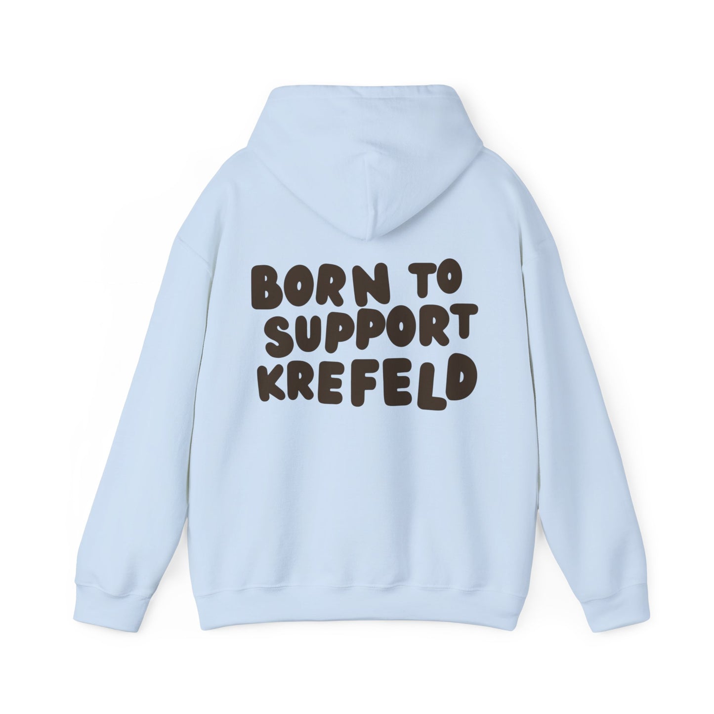 Krefeld Hoodie „Born to Support Krefeld“ – Local Statement Hoodie | Krefeld.Original