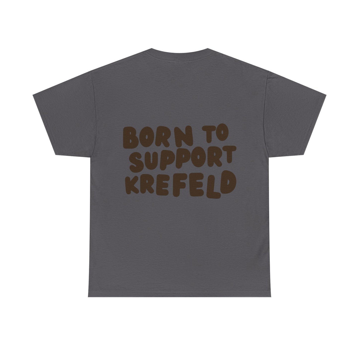 Krefeld T-Shirt „Born to Support Krefeld“ – Local Statement Tee | Krefeld.Original