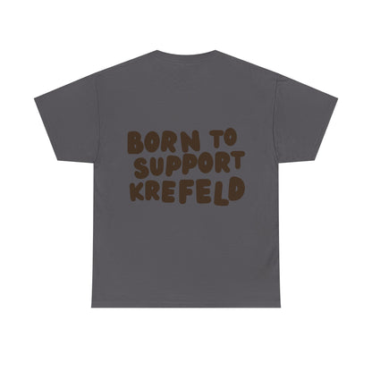 Krefeld T-Shirt „Born to Support Krefeld“ – Local Statement Tee | Krefeld.Original