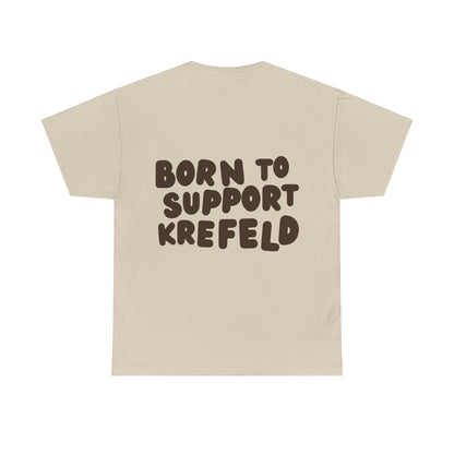 Krefeld T-Shirt „Born to Support Krefeld“ – Local Statement Tee | Krefeld.Original