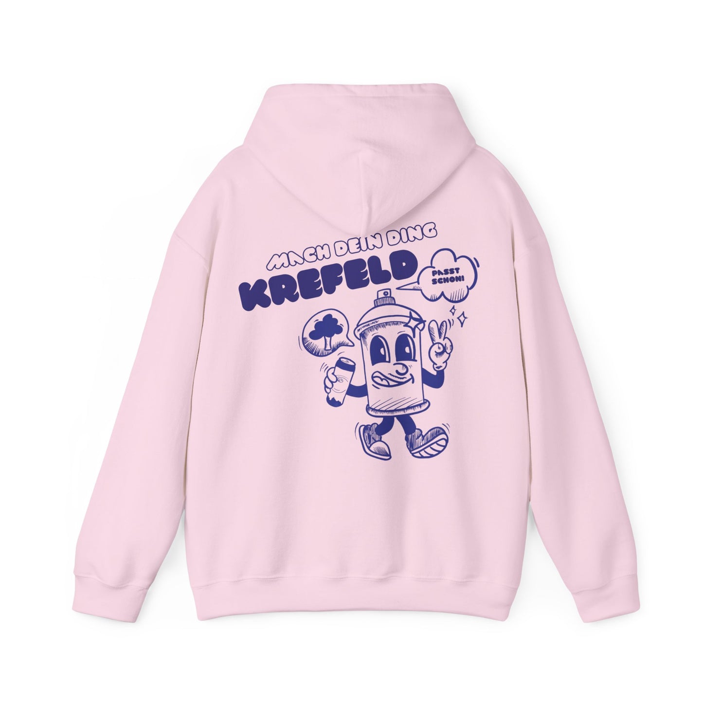 Krefeld Hoodie „Mach dein Ding“ – Spraydose Streetwear | Krefeld.Original