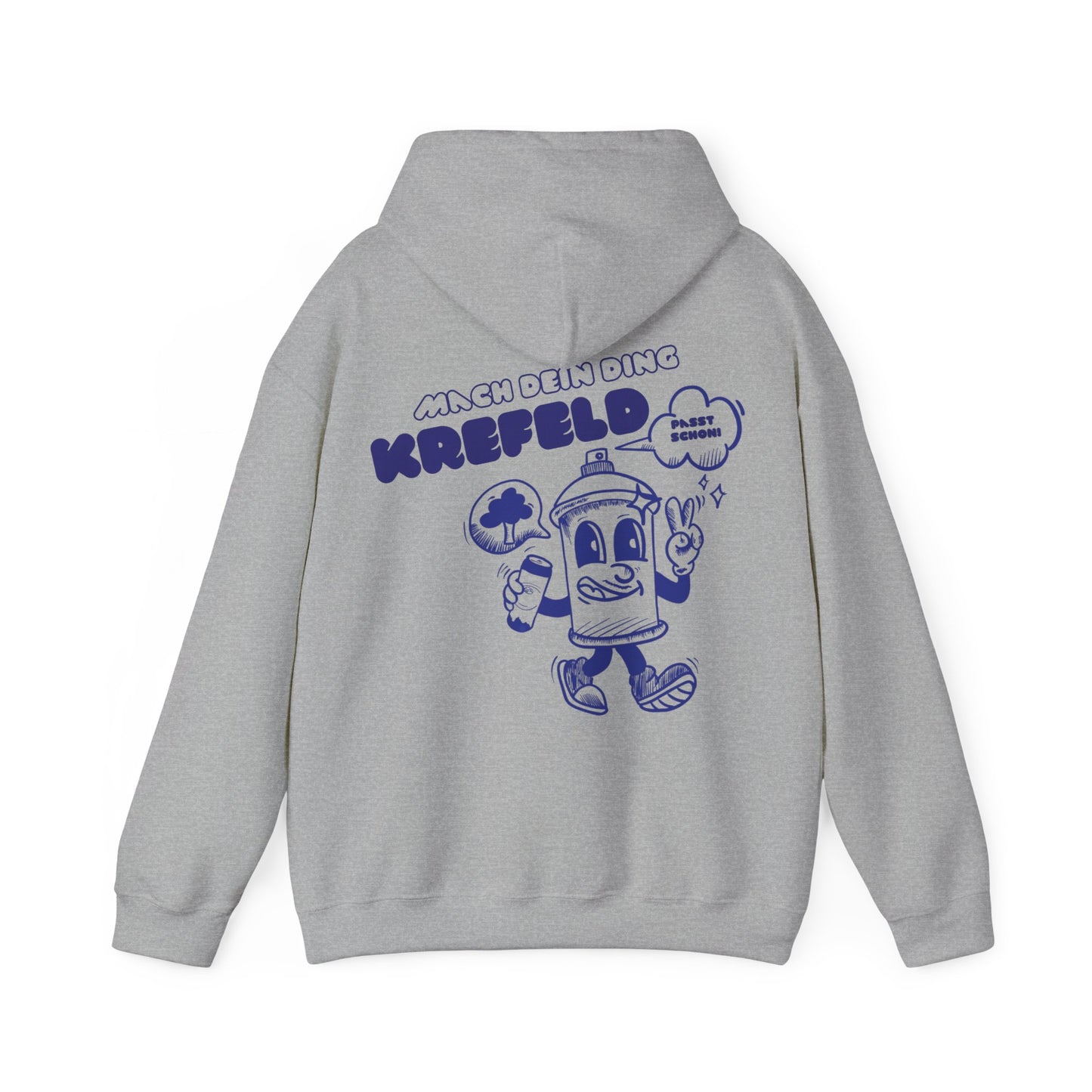 Krefeld Hoodie „Mach dein Ding“ – Spraydose Streetwear | Krefeld.Original