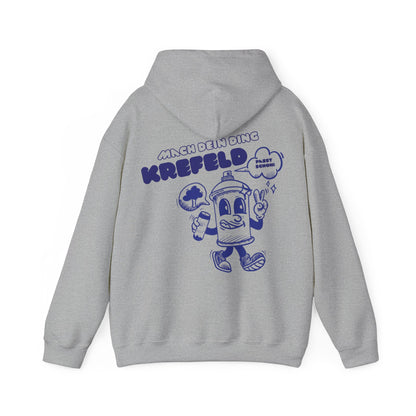 Krefeld Hoodie „Mach dein Ding“ – Spraydose Streetwear | Krefeld.Original