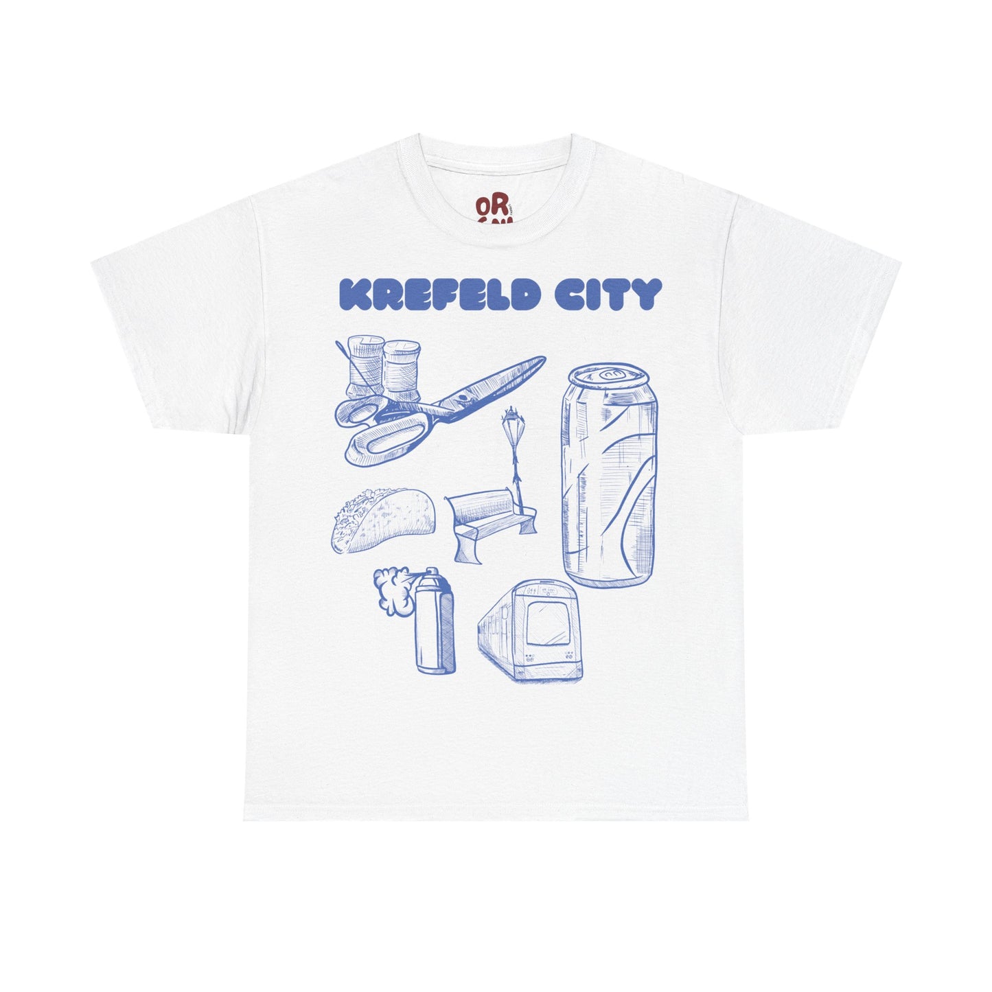 Krefeld City Icons T-Shirt – Streetwear | Krefeld Original Merch
