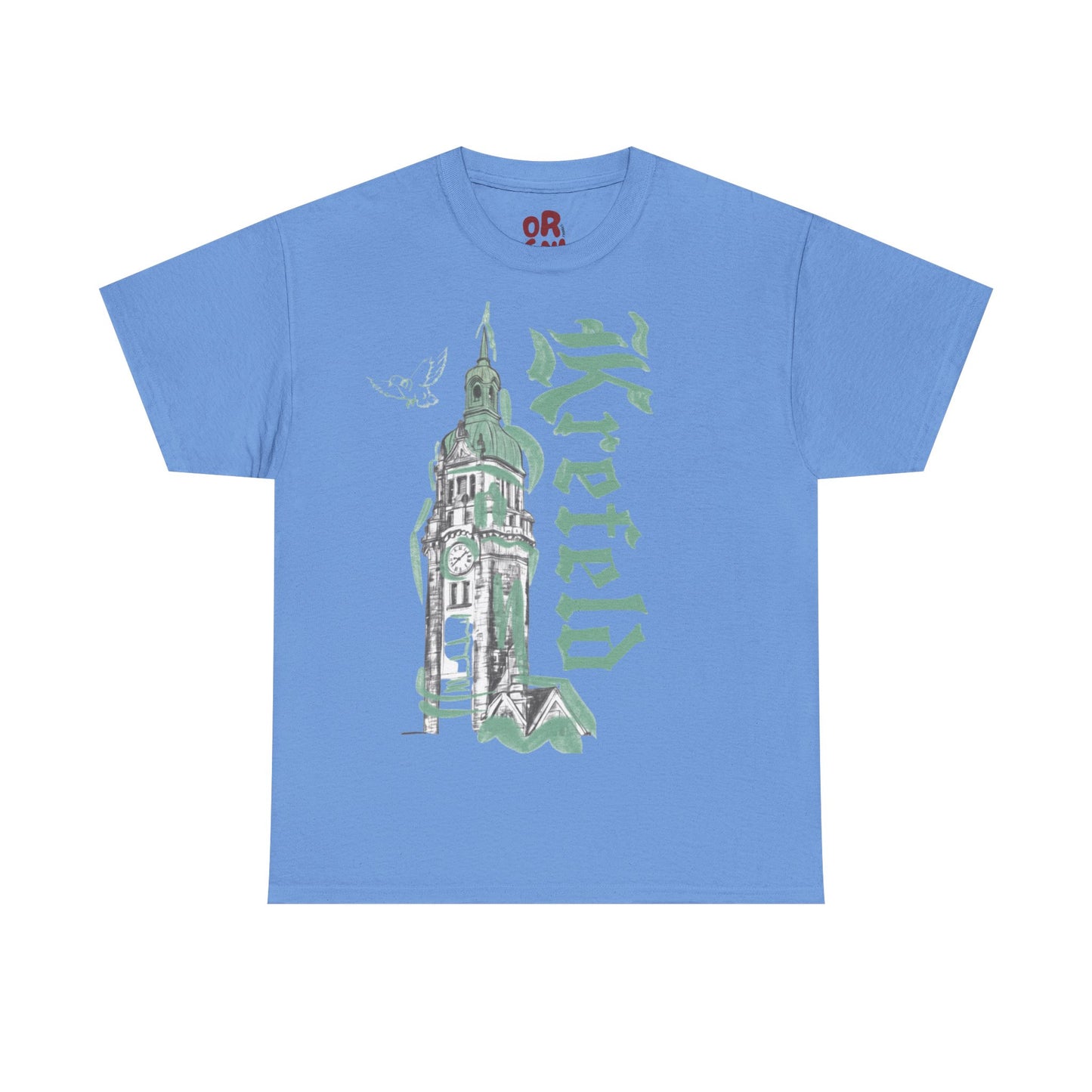 Krefeld T-Shirt „Bahnhof Tower“ – Urban Illustration Tee | Krefeld.Original