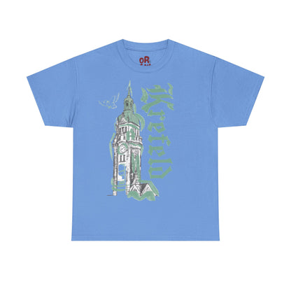 Krefeld T-Shirt „Bahnhof Tower“ – Urban Illustration Tee | Krefeld.Original