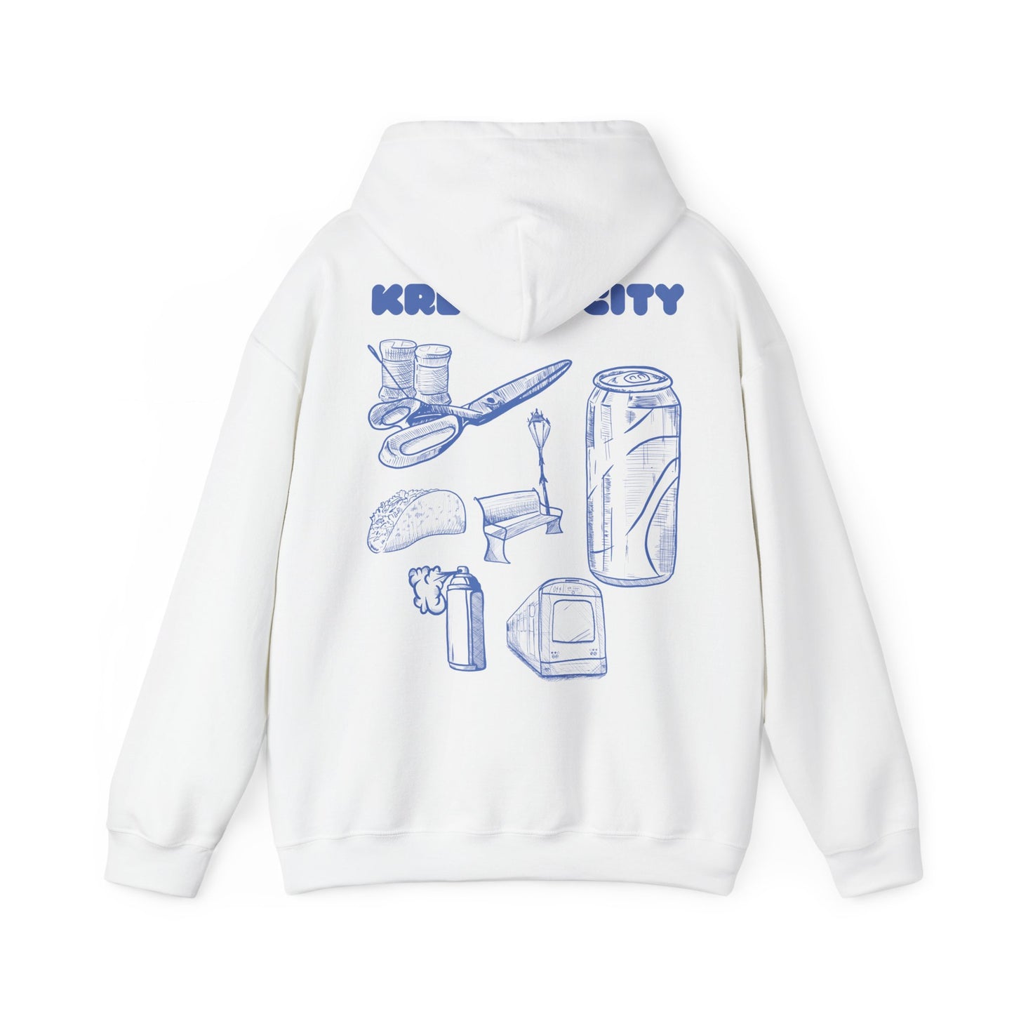 Krefeld City Icons Hoodie – Streetwear Backprint | Krefeld Original Merch