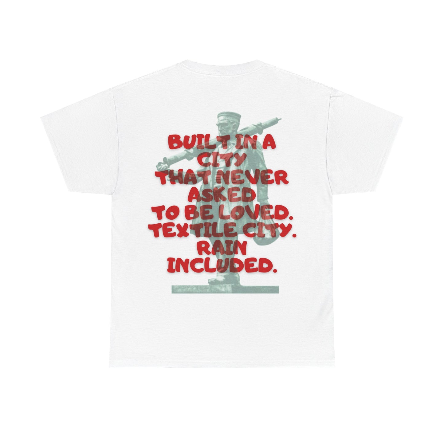 Made to last Tee – ORGNL Fabrics Backprint Shirt aus 100 % Baumwolle | Krefeld Original