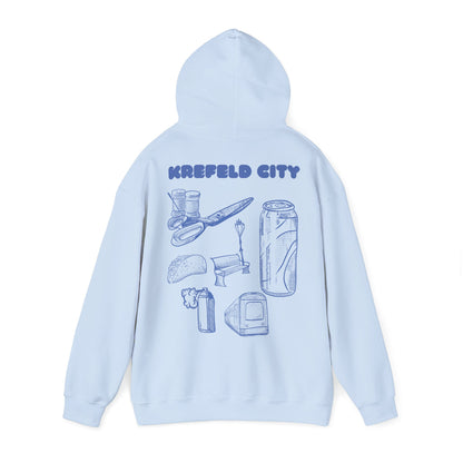 Krefeld City Icons Hoodie – Streetwear Backprint | Krefeld Original Merch