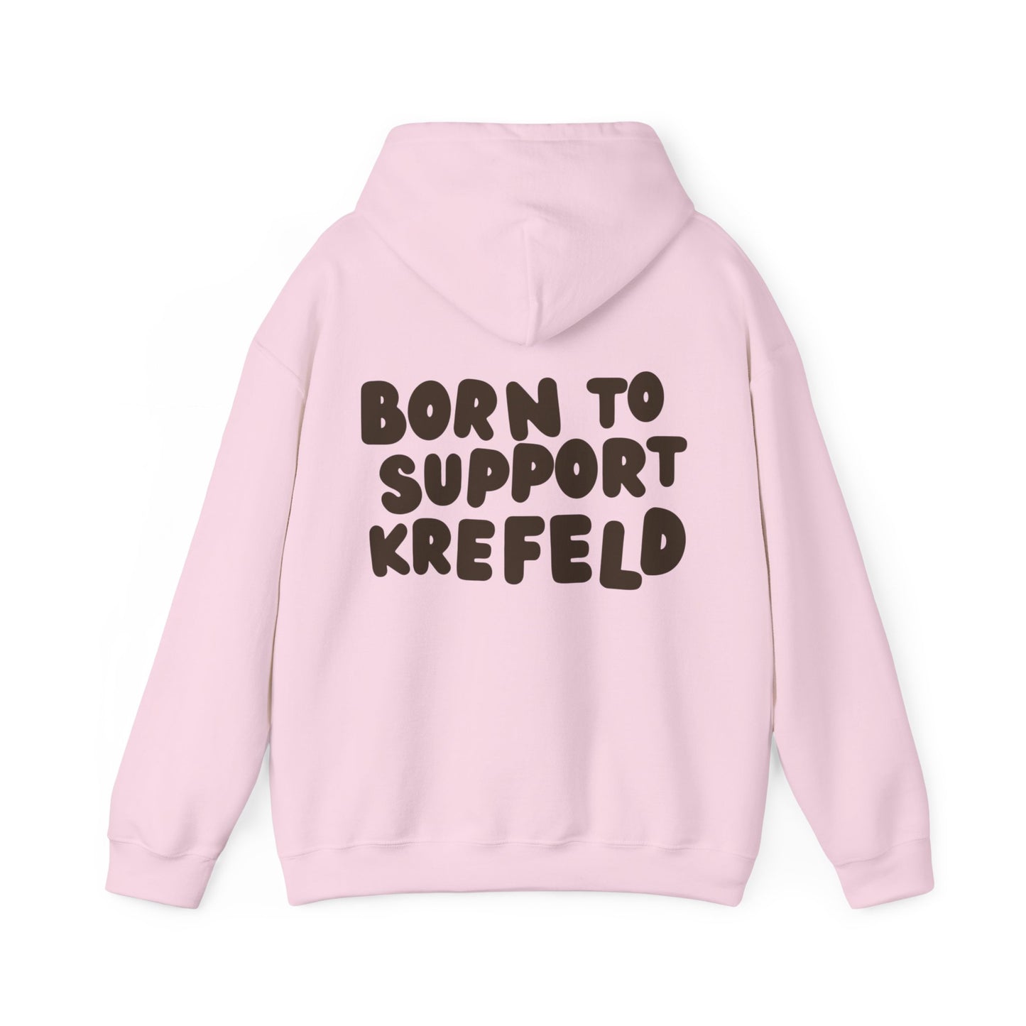Krefeld Hoodie „Born to Support Krefeld“ – Local Statement Hoodie | Krefeld.Original