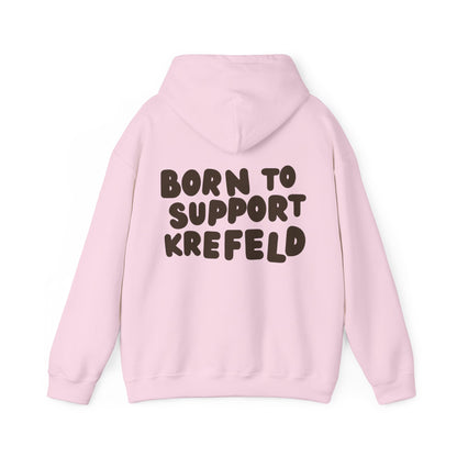 Krefeld Hoodie „Born to Support Krefeld“ – Local Statement Hoodie | Krefeld.Original