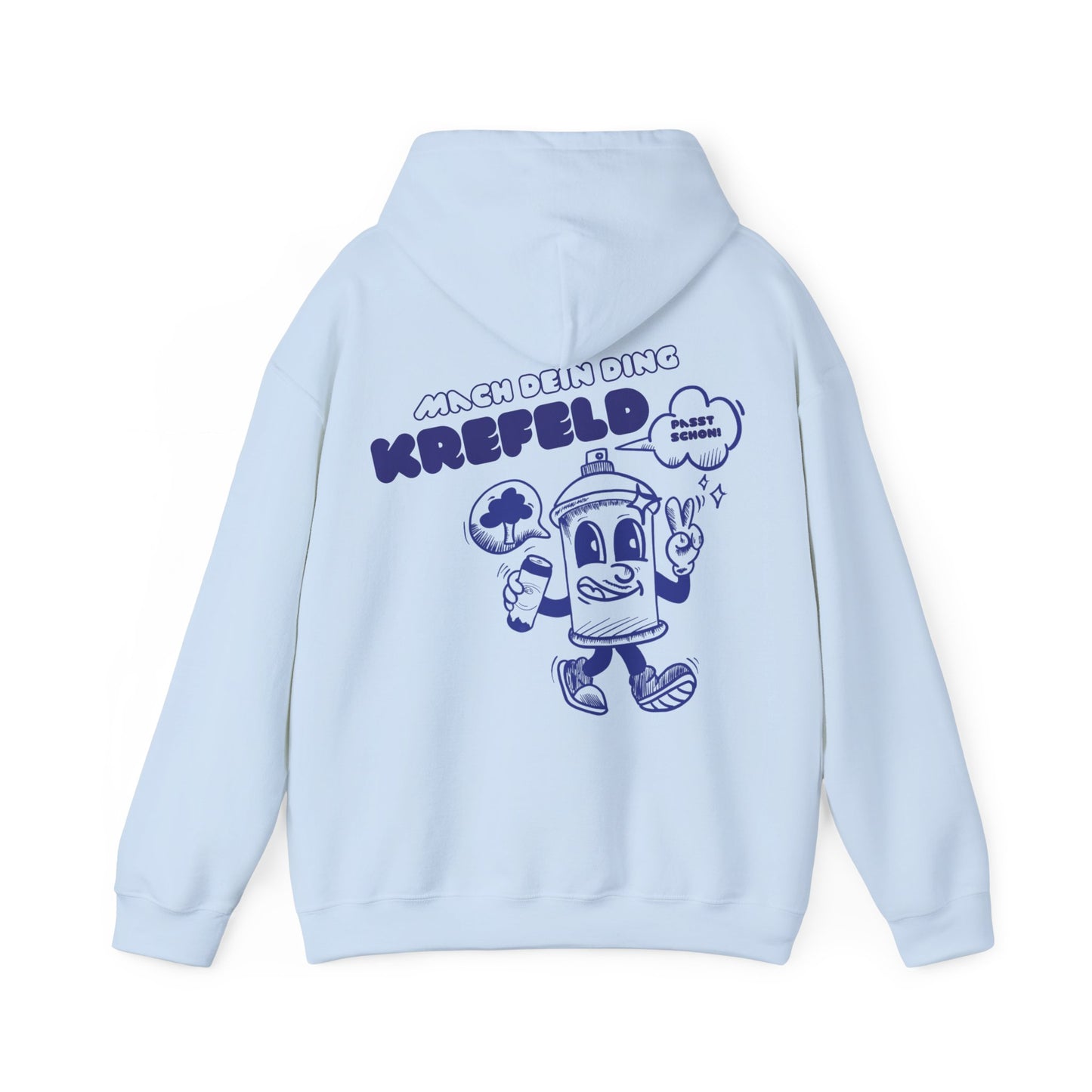 Krefeld Hoodie „Mach dein Ding“ – Spraydose Streetwear | Krefeld.Original