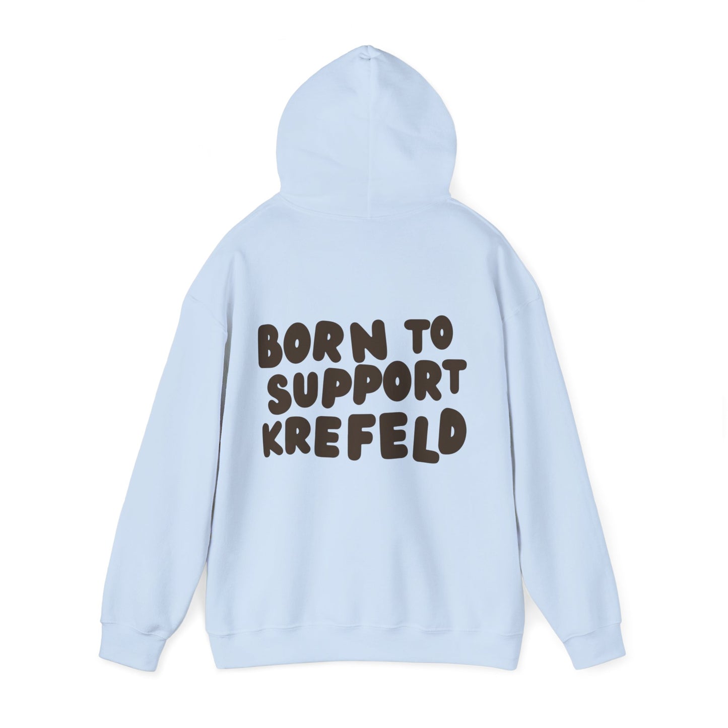 Krefeld Hoodie „Born to Support Krefeld“ – Local Statement Hoodie | Krefeld.Original