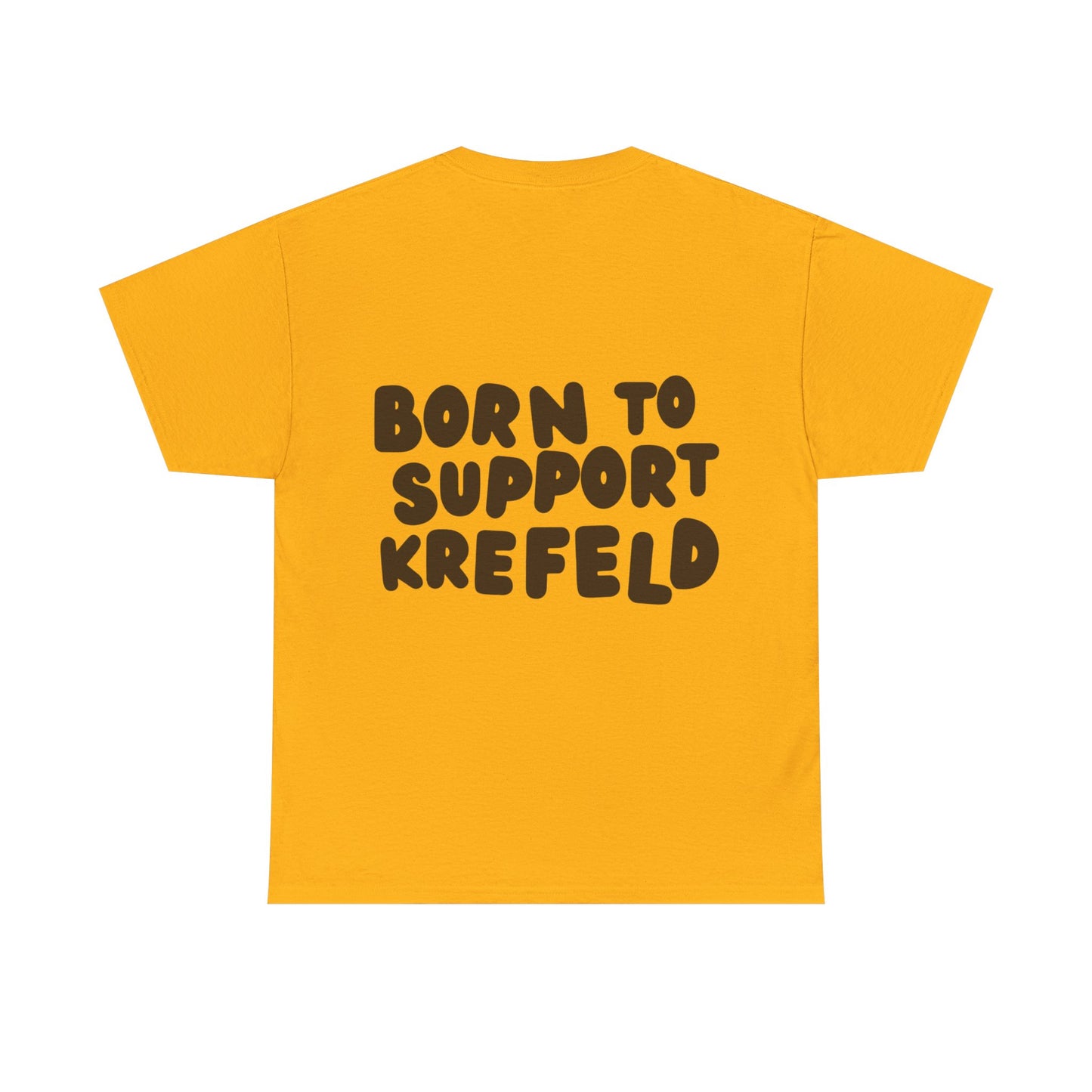 Krefeld T-Shirt „Born to Support Krefeld“ – Local Statement Tee | Krefeld.Original