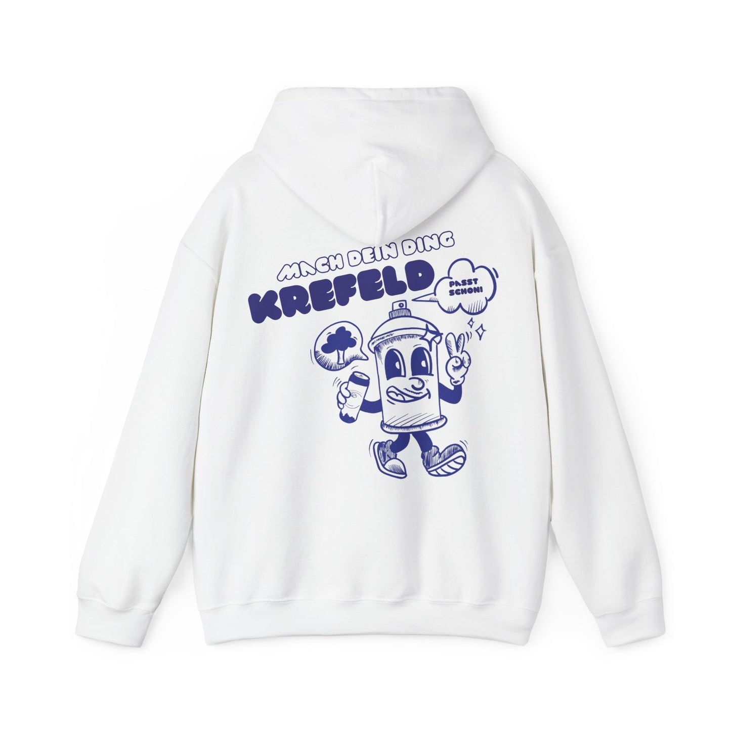 Krefeld Hoodie „Mach dein Ding“ – Spraydose Streetwear | Krefeld.Original