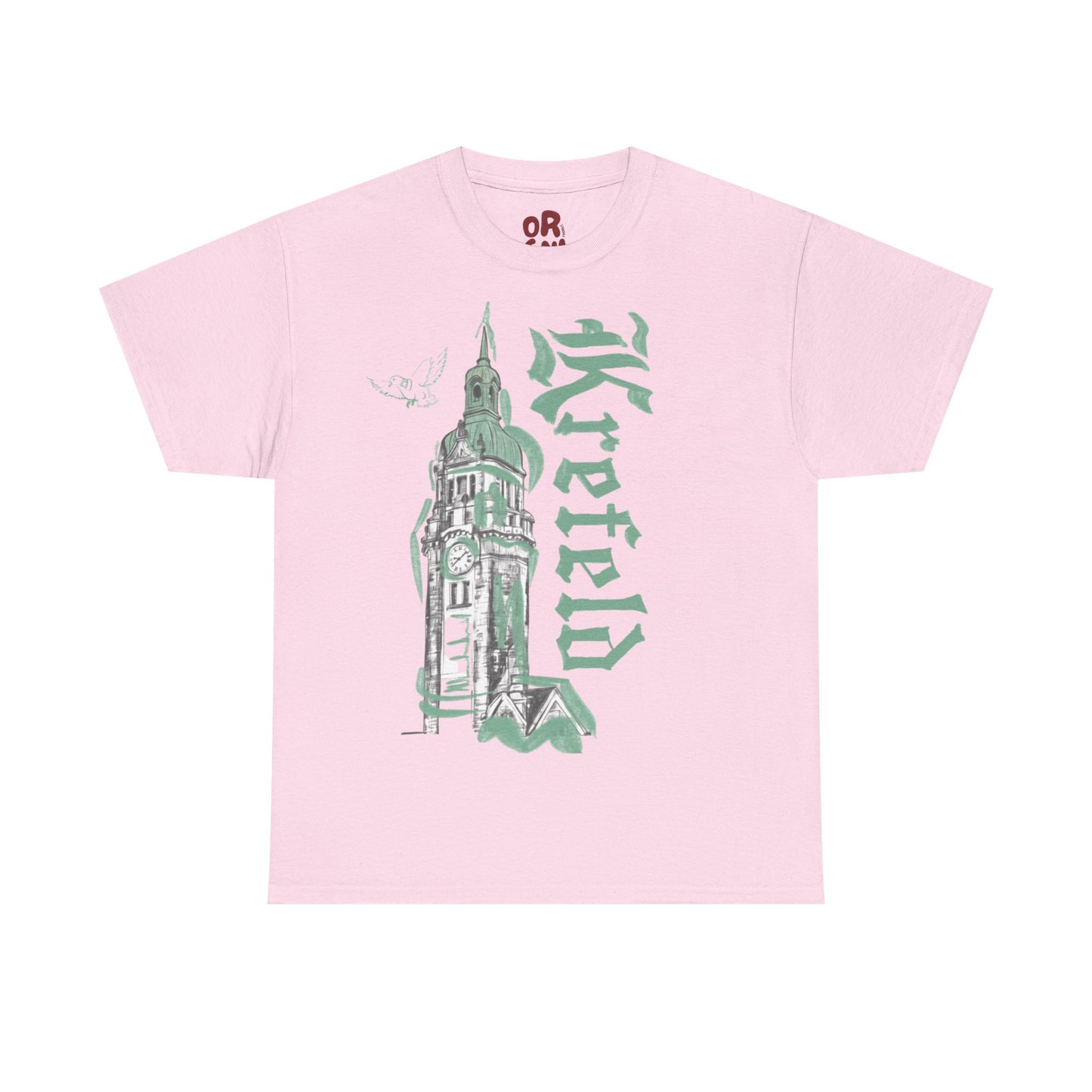 Krefeld T-Shirt „Bahnhof Tower“ – Urban Illustration Tee | Krefeld.Original