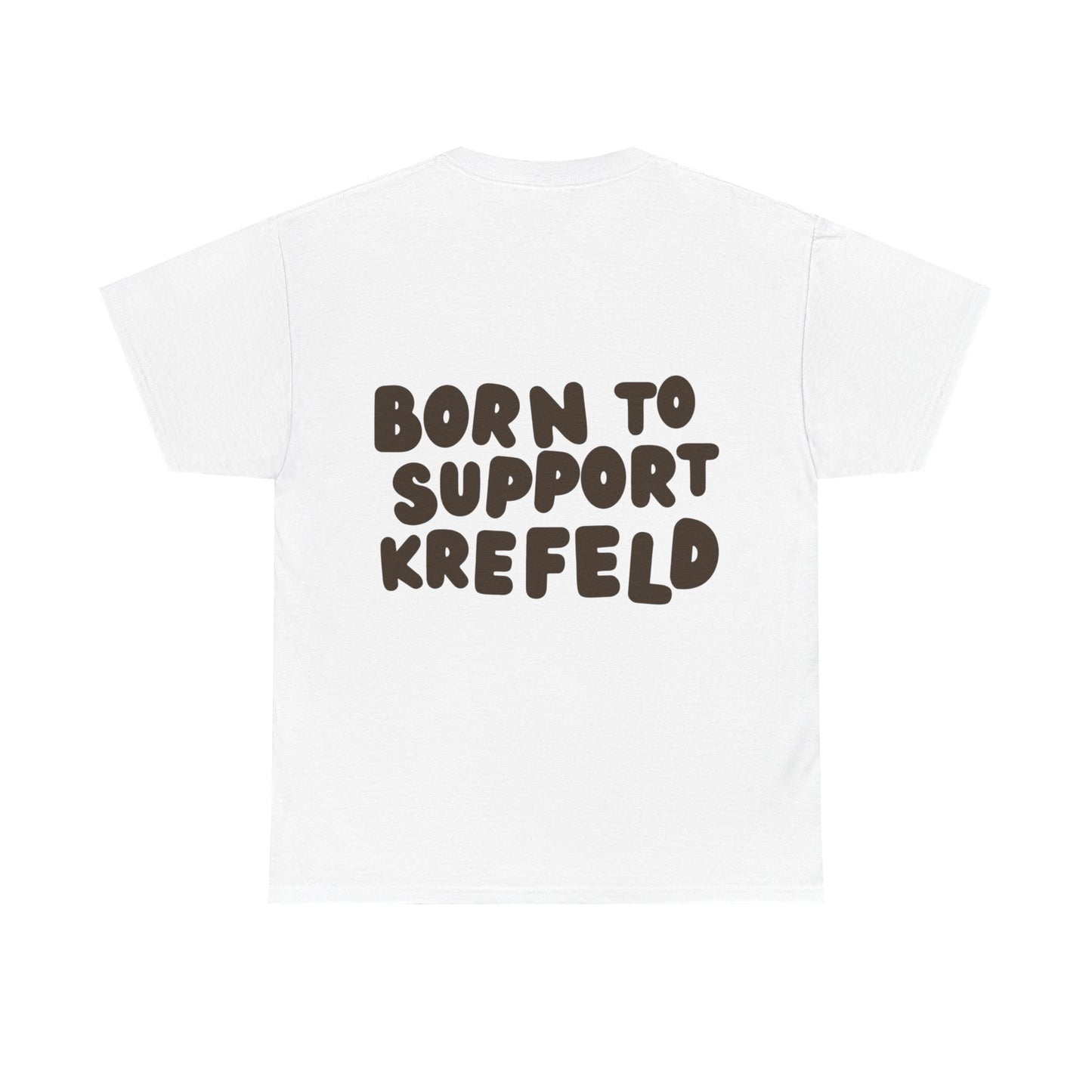 Krefeld T-Shirt „Born to Support Krefeld“ – Local Statement Tee | Krefeld.Original