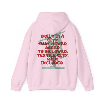 Textile City Quote hoodie | Graphic Back Print sweatshirt