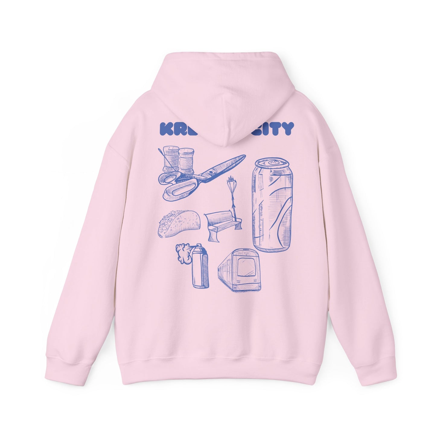 Krefeld City Icons Hoodie – Streetwear Backprint | Krefeld Original Merch