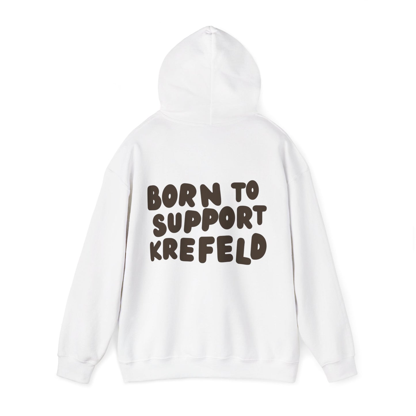 Krefeld Hoodie „Born to Support Krefeld“ – Local Statement Hoodie | Krefeld.Original
