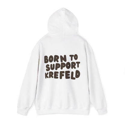 Krefeld Hoodie „Born to Support Krefeld“ – Local Statement Hoodie | Krefeld.Original