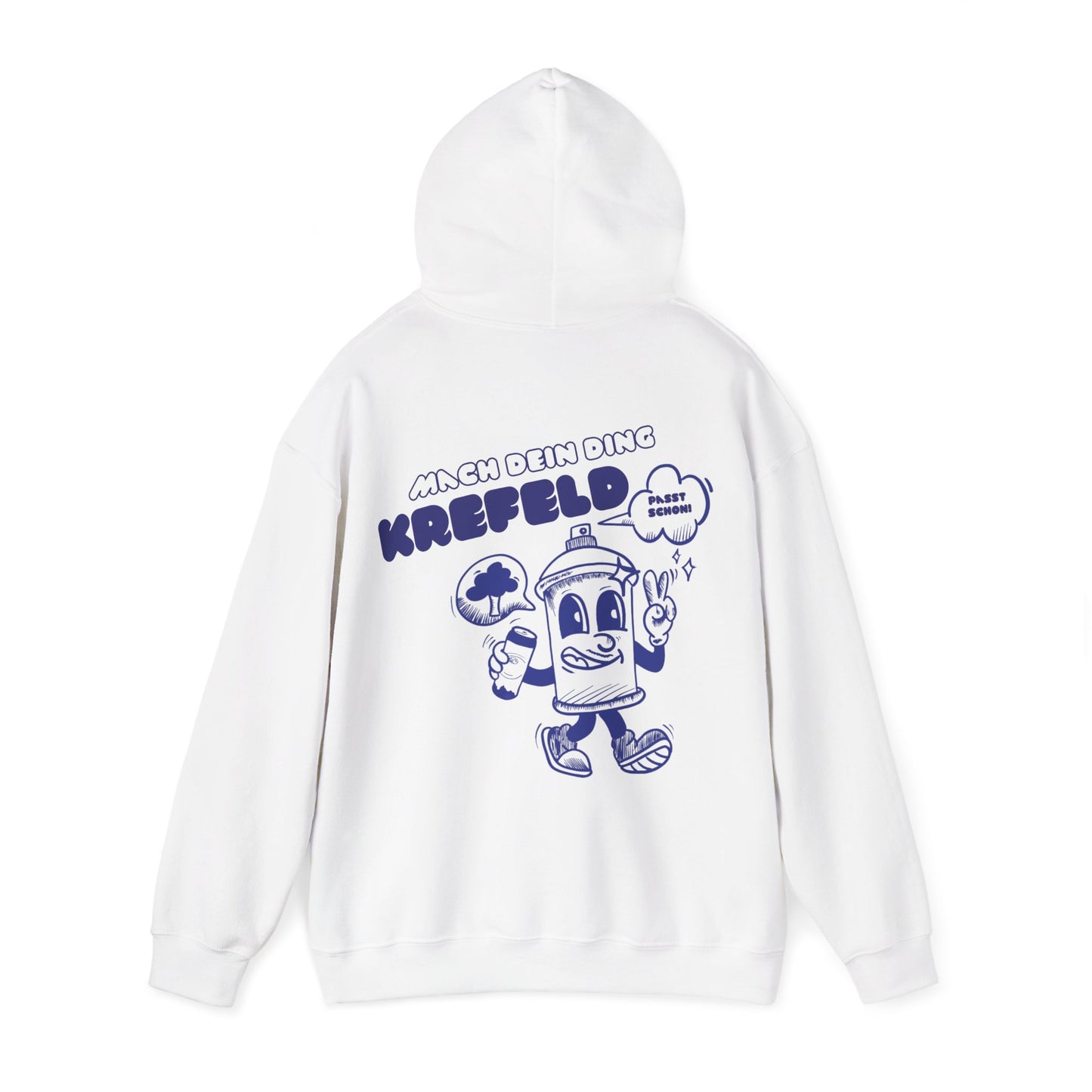 Krefeld Hoodie „Mach dein Ding“ – Spraydose Streetwear | Krefeld.Original