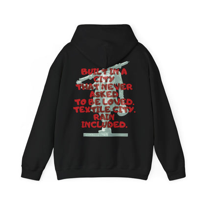Textile City Quote hoodie | Graphic Back Print sweatshirt