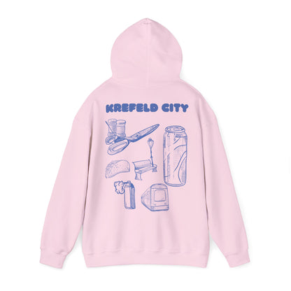 Krefeld City Icons Hoodie – Streetwear Backprint | Krefeld Original Merch