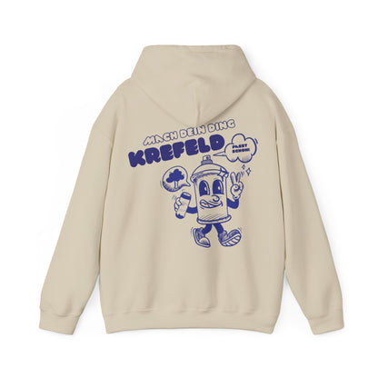 Krefeld Hoodie „Mach dein Ding“ – Spraydose Streetwear | Krefeld.Original