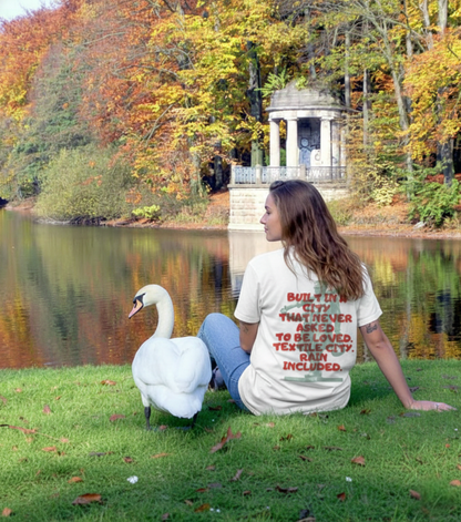 Made to last Tee – ORGNL Fabrics Backprint Shirt aus 100 % Baumwolle | Krefeld Original