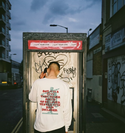 Made to last Tee – ORGNL Fabrics Backprint Shirt aus 100 % Baumwolle | Krefeld Original