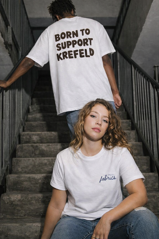 Krefeld T-Shirt „Born to Support Krefeld“ – Local Statement Tee | Krefeld.Original